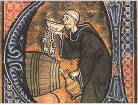 debate mediaval entre el vino y el agua